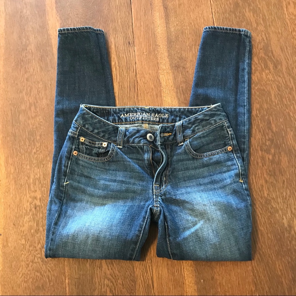 Distressed boy jeans